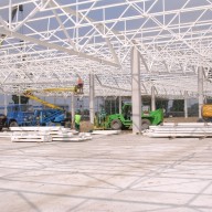Centrum Handlowe Gryf w Szczecinie 2008 - 2009 r. Montaż konstrukcji stalowej dachu.
Kubatura obiektu - 142 000,00 m3. Pow. użytkowa - 18 399,55 m2.