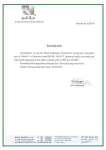 ETIKO Zaświadczenie