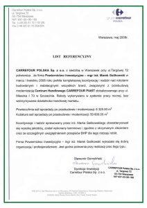 CARREFOUR Referencje