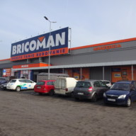 Market budowlany BRICOMAN w Szczecinie - 2015 r.
Powierzchnia - 8000 m2.
Budynek parterowy z dwukondygnacyjną częścią biurowo-socjalną.
